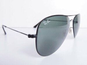 正規品 レイバン Ray-Ban サングラス RB3513 アビエーター FLAT METAL 153/71 58□15 3N ティアドロップ イタリア製 ケース付き