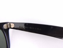 正規品 Ray-Ban レイバン ボシュロム サングラス WAYFARER ウェイファーラー B&L5022 ブラックカラー アメリカ製_画像4