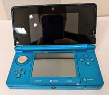 【10958】Nintendo 任天堂 ニンテンドー 3DS アクアブルー 動作〇 初期化済 ゲーム機 本体 家庭用 携帯用 ゲーム おもちゃ_画像2