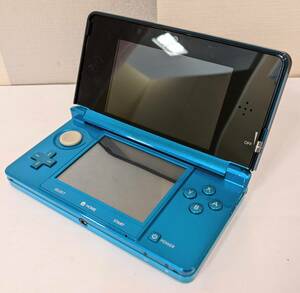 【10958】Nintendo 任天堂 ニンテンドー 3DS アクアブルー 動作〇 初期化済 ゲーム機 本体 家庭用 携帯用 ゲーム おもちゃ