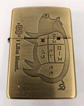 【10973】コレクション ZIPPO ジッポ ライター 3種 いい肉 1129 シリーズ 鶏 豚 牛 火花〇 煙草 タバコ 嗜好品 喫煙具 喫煙用具_画像4