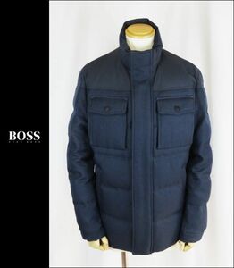 ■■＜極美品：付属品有＞ヒュ－ゴボス＜HUGO BOSS：REAL Duck Down＞nylon switch designer's JKT＜防寒：48＞■■