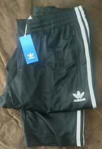 アディダス adidas セットアップ ジャージ 上下 ファイアーバードトラックジャケット ジップアップ パンツ ロゴ 2XL 黒 ブラック 