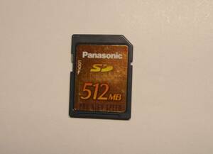 Panasonic 512MB SD メモリーカード 