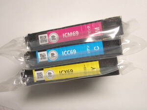 エプソン EPSON 純正インク ICM69 ICC69 ICY69 3色セット 【砂時計】