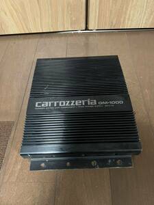 ★☆ 管S240326 d ☆★ carrozzeria カロッツェリア パワーアンプ GM-1000アンプ 音楽 動作未確認☆★