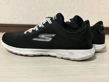 ◎ SKECHERS QUICK-FIT GO WALK スケッチャーズ メンズ レディース 男女可 ウォーキングシューズ スニーカー 24.5cm US7.5 ブラック 黒_画像2