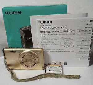 【薄型軽量ボディ】 FUJIFILM デジタルカメラ FinePix JX700