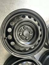 TOYOTA 純正 スチールホイール 15インチ 5J +39 4H PCD100 ハブ径54mm NHP10 アクア　ヴィッツ_画像4