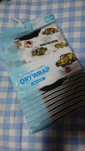 302☆未使用・保管品☆DRY　WRAP☆吸水速乾☆ランニング3枚セット　黒120②