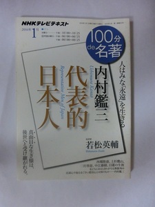 100分de名著　代表的日本人　内村鑑三　2016年1月