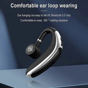 ★ Bluetooth 5.0 ワイヤレスイヤホン 耳掛けイヤフォン 片耳