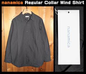 送料無料 特価即決【未使用】nanamica ★ Regular Collar Wind Shirt (XLサイズ) ★ ナナミカ SUGF353 日本製 税込定価2万9700円 シャツ