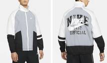 送料無料 特価即決【未使用】 NIKE ★ Trend Unlined Jacket (2XL) ★ ナイキ DD6171 ビッグサイズ ナイロンジャケット ウーブンジャケット_画像5