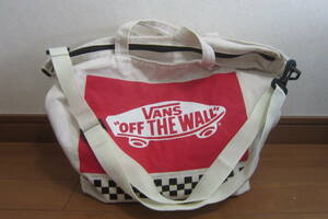 VANS Vans canvas canvas bag tote bag shoulder bag ivory series O2403C