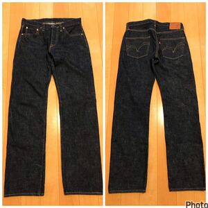 着用少な目.美品☆サムライジーンズ W31 Lot#17・S5000VX/零17oz 特濃紺ヘヴィオンスデニムビンテージ復刻耳ジーンズ 股下長め！ドーナツ釦