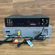 ◆E-45 Panasonic パナソニック NV-HC1 VHS Hi-Fi ビデオ ミデオ ビデオデッキ NV-HV72G-S ２台 まとめ 映像機器 通電確認済み_画像3