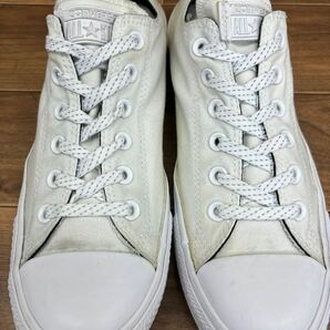 KT240306 D-50 CONVERSE コンバース ALLSTAR オールスター ローカットスニーカー カジュアルスニーカー ホワイト メンズ 26.5cmの画像9