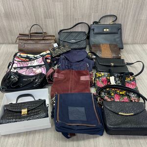 C-6 オーストリッチ FEILER LESPORTSAC キプリング ARMANI など 鞄まとめ ショルダーバッグ 手持ち ハンドバッグ レディース まとめ 現状品