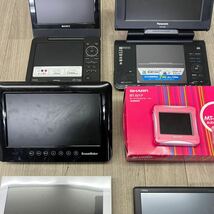 ■C-268 SONY Panasonic Softbank Yupiteru など 小型家電 ポータブルDVD AVプレーヤー フォトビジョン まとめ ジャンク_画像3