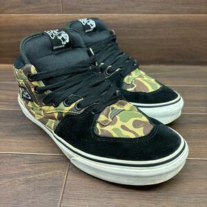 D-23 VANS バンズ HALFCAB ハーフキャブ CAMO カモフラージュ カジュアルスニーカー ウォーキングスニーカー 迷彩 メンズ 26cm