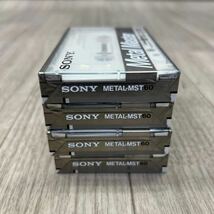 ■C-316 SONY ソニー Metal Master 60 メタルマスター 4本 セット 未開封 未使用 カセットテープ 記録媒体 記録メディア _画像4