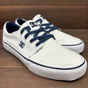 KT240305 D-52 DCshoesti-si- shoes casual shoes low cut shoes white men's 25.5cm