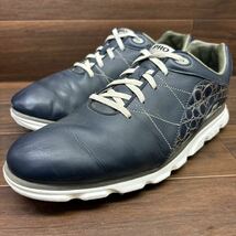 KT240305 D-52 FootJOY フットジョイ PRO SL スポーツシューズ カジュアルシューズ ウォーキングシューズ ネイビー メンズ 27cm_画像2