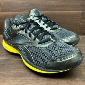 KT240305 D-53 Reebok リーボック EASY TONE イージートーン メッシュ ウォーキングシューズ カジュアルシューズ ブラック メンズ 26cm