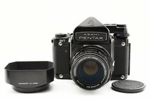 ◇◆ 極上美品 ペンタックス Pentax 6x7 67 フィルムカメラ TTL ファインダー SMC T 105mm f/2.4 フード付 動作確認済 8011 ◆◇_画像3