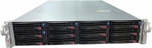 ●[Windows Storage Server 2012 R2] 2U SuperMicro CSE-826+X10DRi (12コア Xeon E5-2650v4 2.2GHz/32GB/SSD128GB*2+SAS 3TB*6/RAID)