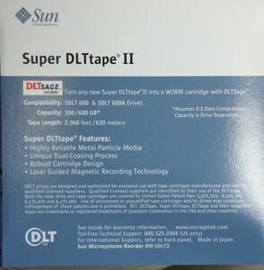 * super-rare! unopened new goods! Sun(Oracle) genuine products SuperDLT tapeⅡ 300GB 5 piece set 