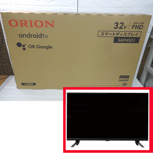  новый товар ORION AndroidTV тюнер отсутствует Smart телевизор 32 type SAFH321 Orion дисплей монитор 32 дюймовый Sapporo город белый камень магазин 