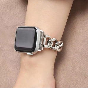 ★タイムセール【送料無料】アップルウォッチ バンド AppleWatch ベルト ステンレス ステンレススチール 腕時計 38mm/40mm/41mmの画像3