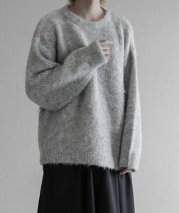 【KUUUPY】 Wool Mix Shaggy Knit Pullover - ミックスウール混シャギーニットプルオーバー 