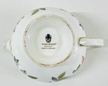 【3点まとめ】WEDGWOOD ウェッジウッド HATHAWAY ROSE ハザウェイローズ コーヒー ティーポット 蓋付きシュガーポット ミルクポット 食器 _画像10