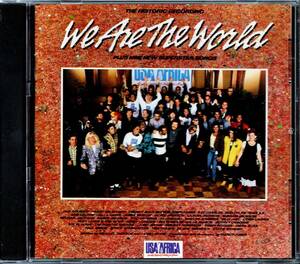 US盤CD☆WE ARE THE WORLD／USA FOR AFRICA（824 822-2） マイケル・ジャクソン、プリンス、ノーザン・ライツ、ティナ・ターナー、シカゴ