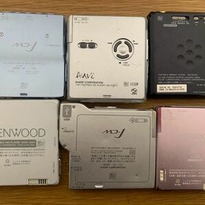 SHARP KENWOOD Victor MDプレーヤー ジャンク品 現状品 6台まとめて の画像2