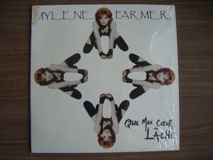 ★[激レアPromo] Mylene Farmer/Que Mon Coeur Lache/Limited Edition/LP Sized JKT & 手裏剣Insert/Dance Remixes/ミレーヌ・ファルメール