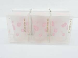 Starbucks Starbucks tumbler 3 piece set 300ml cat pair glass limited goods stone . glass made in Japan home storage unused 