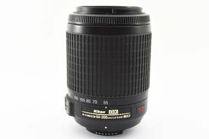 ★良品★ニコン NIKON AF-S NIKKOR DX VR 55-200mm f4-5.6 G IF ED レンズフード HB-37 付き 205