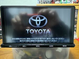 トヨタ純正ナビ NSZT-Y66T 9インチ フルセグTV Bluetooth DVD SD動作確認済 中古整備済美品 地図データ2017年秋版 