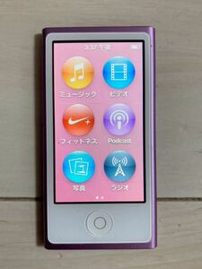 アップル 第7世代 iPod nano 16GB 本体 動作品 初期化 アイポッド ナノ A1446 MD479J apple 送料無料