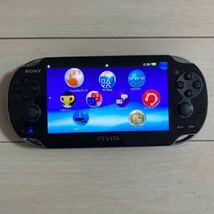 SONY PSVITA PCH-1000 ZA01 本体 wifi モデル 動作品 初期化 プレイステーション ビータ ヴィータ プレステ PS ソニー 送料無料_画像1