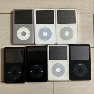 大量 アップル iPod classic 本体 8台 セット まとめて アイポット クラシック 第5世代 classic A1238 aaple 80GB 60GB ジャンク 送料無料