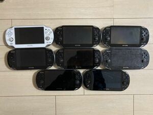 SONY PSVITA 本体 8台 セット まとめて PCH-2000 PCH-1000 ピーエス ビータ ヴィータ PlayStation 通電 ジャンク 部品取り 送料無料