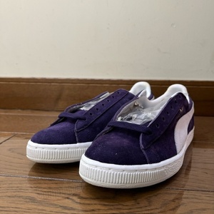 [ dead stock ] PUMA Puma SUEDE suede Purple Vet/Natural vintage Vintage 24.5cm box attaching 