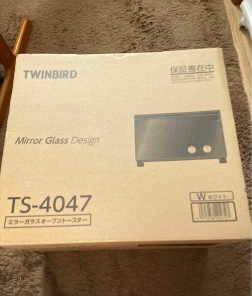 TWINBIRD ツインバード ミラーガラスオーブントースター　オーブントースター TS-4047 