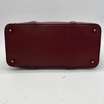 1円【美品】コーチCOACH ハンドバッグ トートバッグ ショルダー ビジネスバッグ 大容量 メンズ レザー A4 肩掛け 通勤 本革 レッド系 赤_画像6