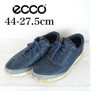 MK4979*ecco*エコー*メンズスニーカー*44-27.5cm*ネイビー